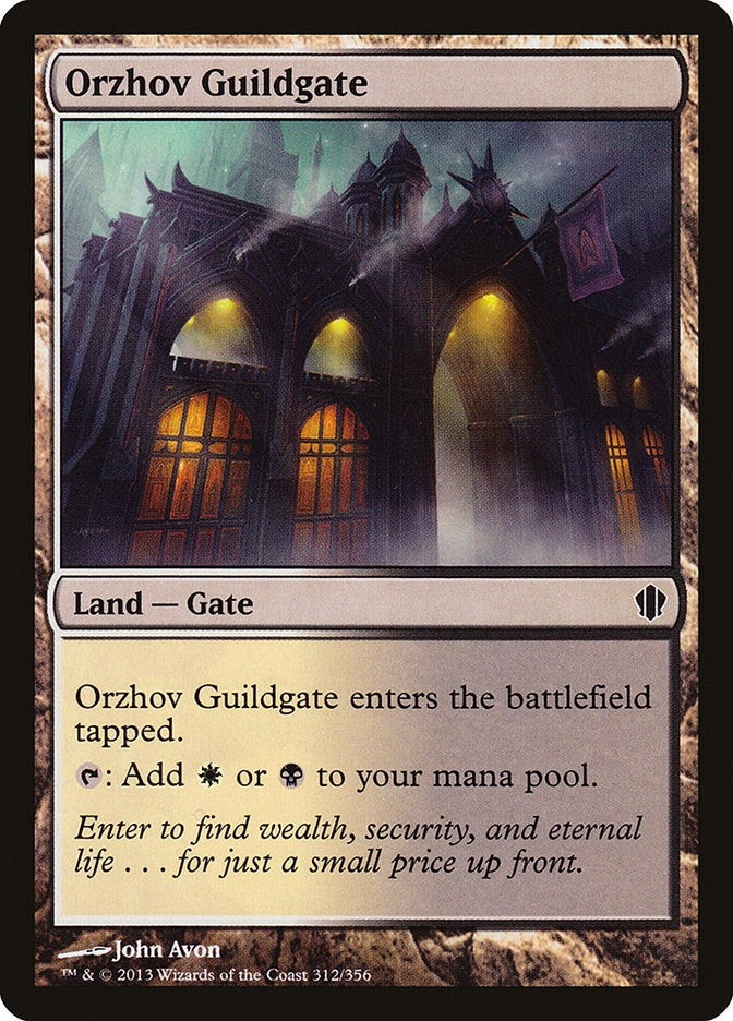 Orzhov Guildgate (312) (Commander 2013)