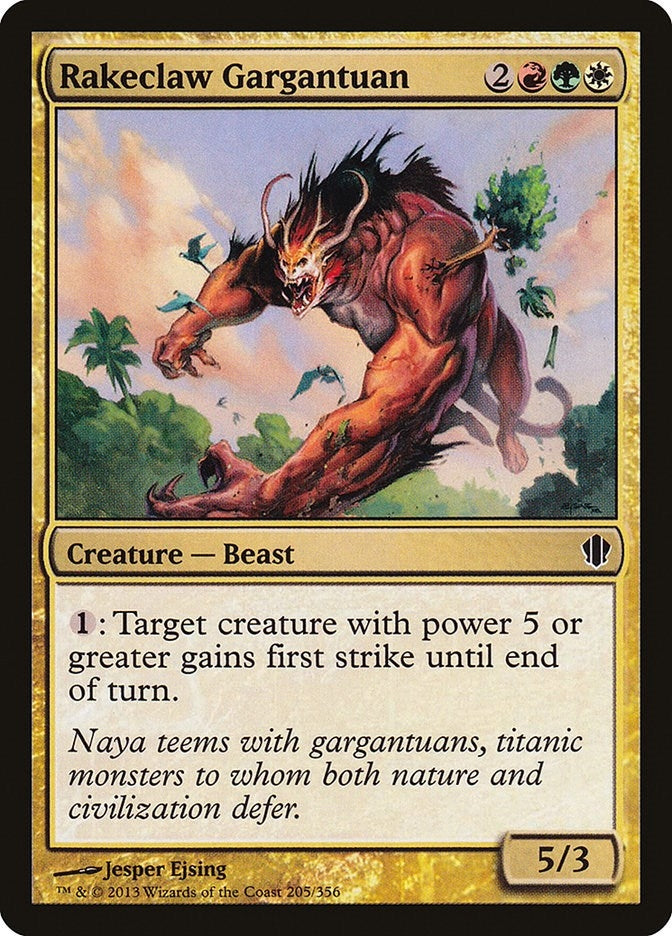 Image for Rakeclaw Gargantuan (205) (Commander 2013) - Magic: The Gathering
