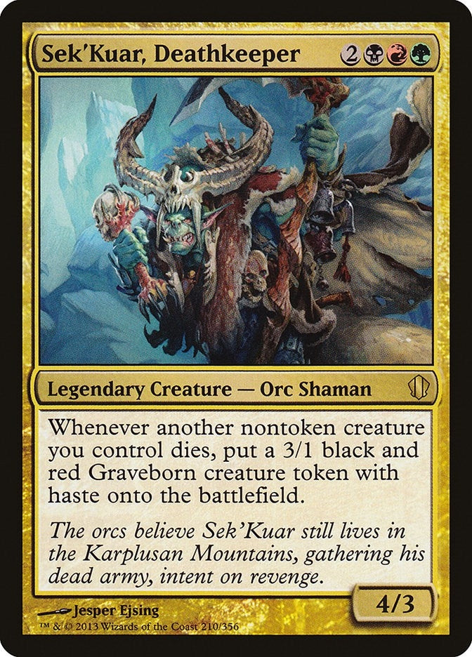 Sek'Kuar, Deathkeeper (210) (Commander 2013)