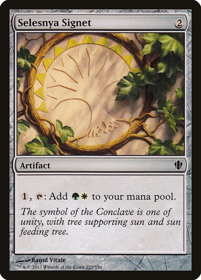 Image for Selesnya Signet (257) (Commander 2013) - Magic: The Gathering