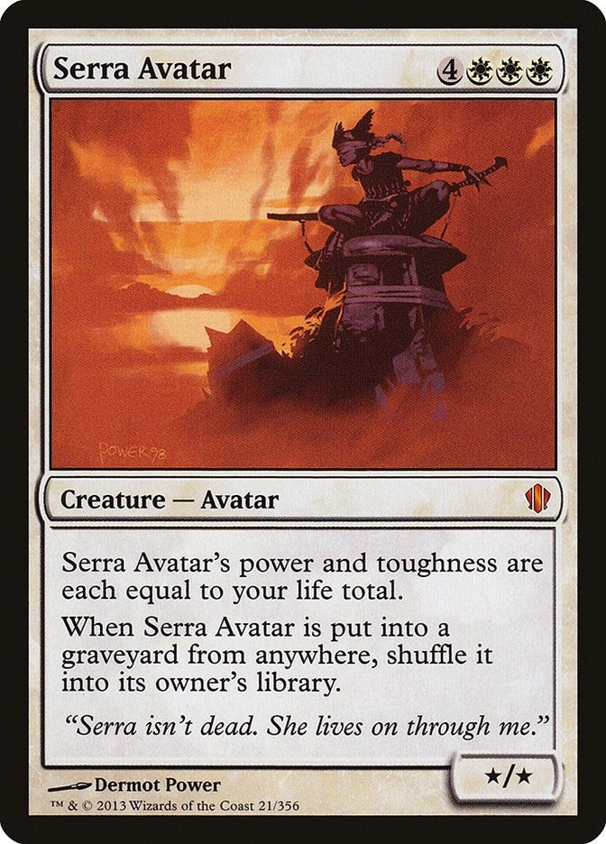 Serra Avatar (21) (Commander 2013)