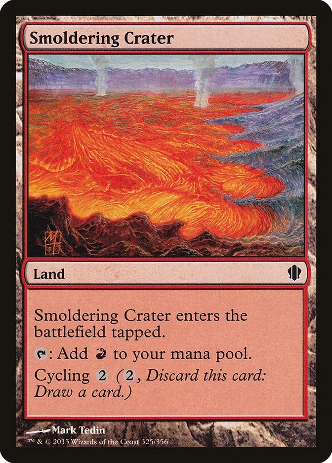 Smoldering Crater (325) (Commander 2013)