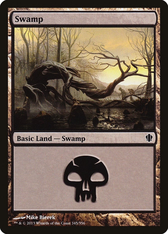 Swamp (345) (345) (Commander 2013)