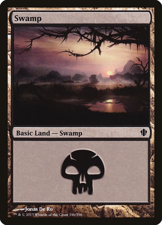 Swamp (346) (346) (Commander 2013)