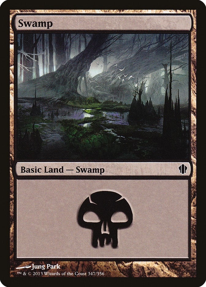 Swamp (347) (347) (Commander 2013)