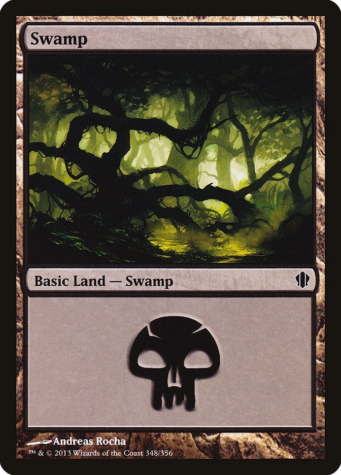 Swamp (348) (348) (Commander 2013)