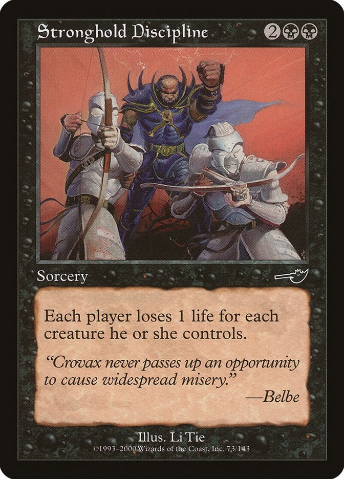 Stronghold Discipline (73) (Nemesis)