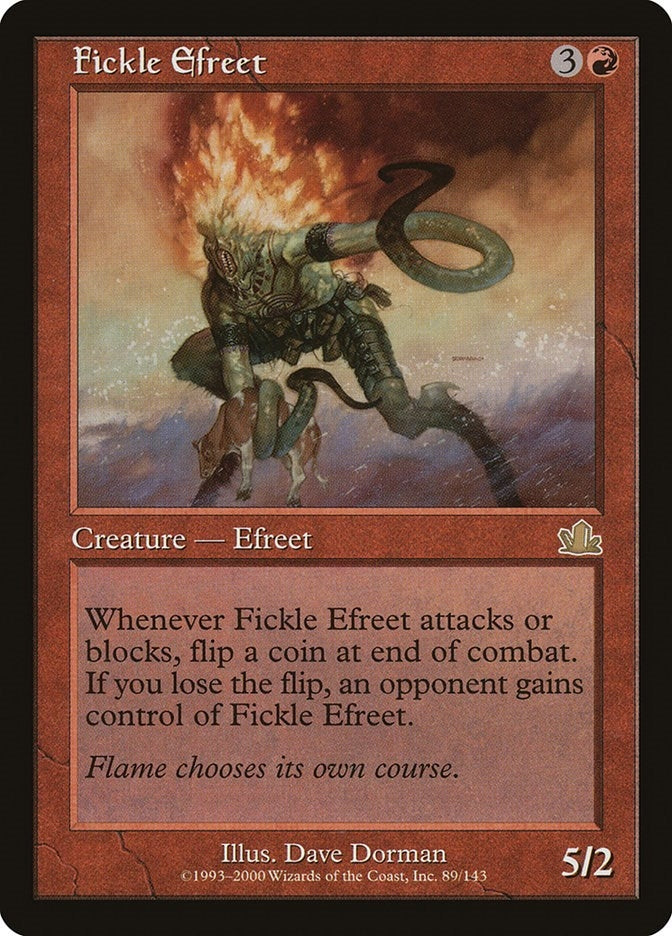 Fickle Efreet (89) (Prophecy)