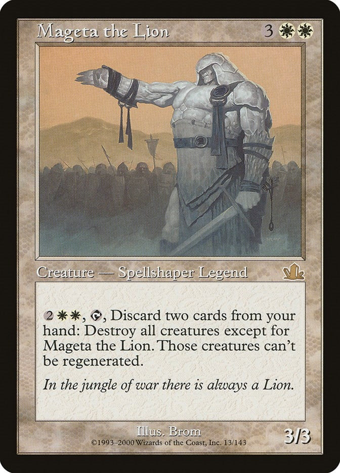Mageta the Lion (13) (Prophecy)