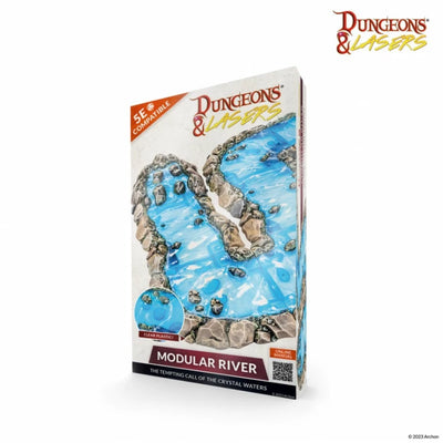 Dungeons & Lasers: Modular River Terrain Set