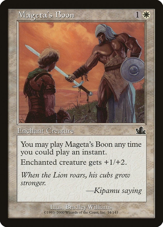 Mageta's Boon (14) (Prophecy)