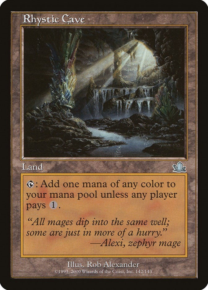 Rhystic Cave (142) (Prophecy)