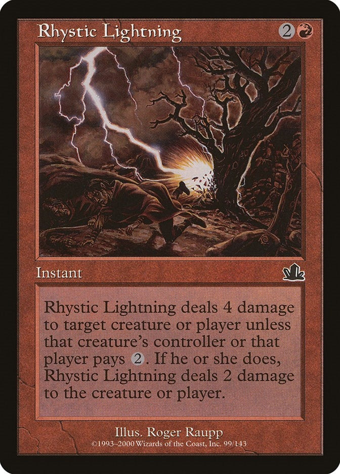 Rhystic Lightning (99) (Prophecy)