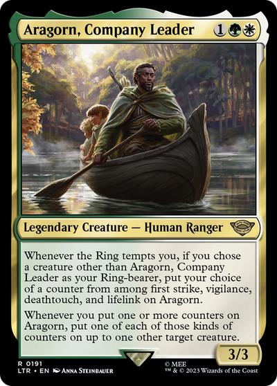 Aragorn, Company Leader (191) (Universes Beyond: The Lord of the Rings: Tales of Middle-earth)