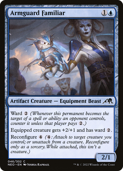 Armguard Familiar (46) (Kamigawa: Neon Dynasty)