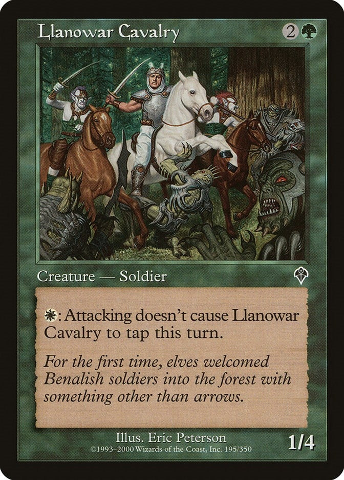 Llanowar Cavalry (195) (Invasion)