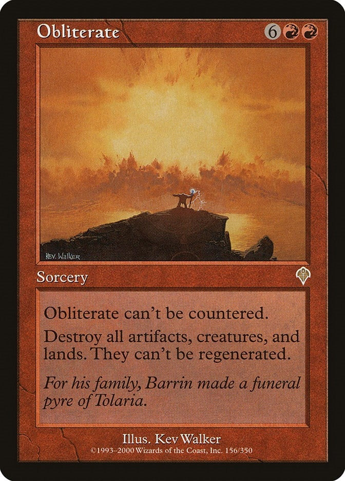 Obliterate (156) (Invasion)