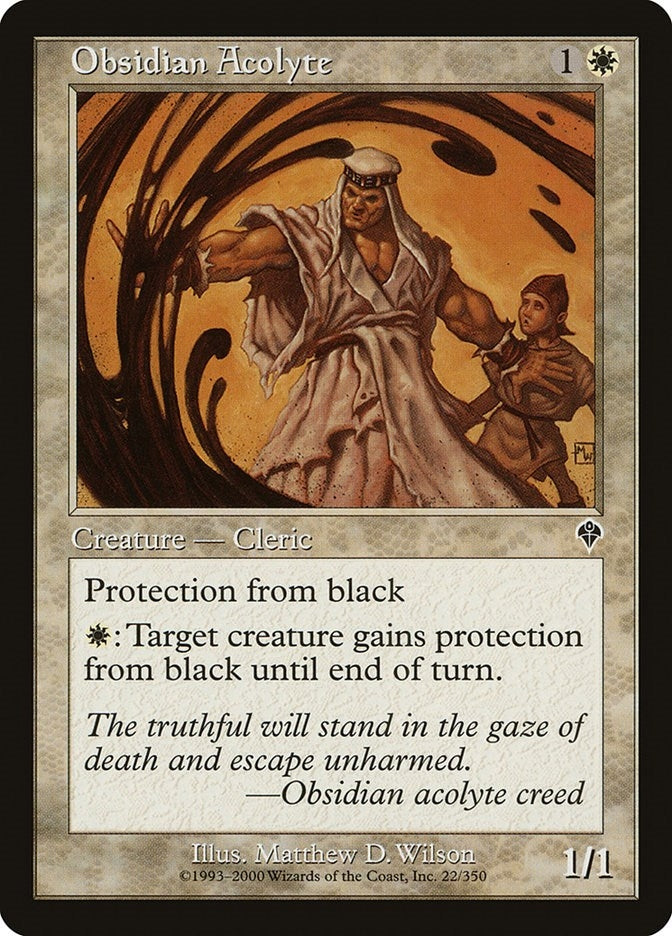 Obsidian Acolyte (22) (Invasion)