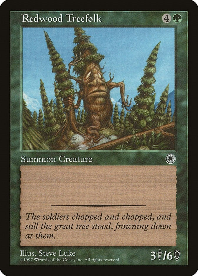Redwood Treefolk (Portal)