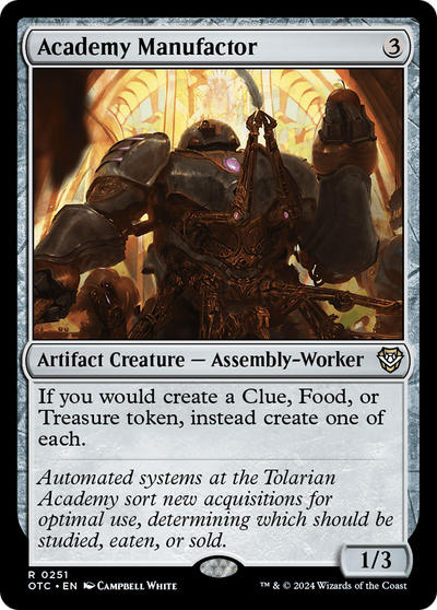 Academy Manufactor (251) (Commander: Outlaws of Thunder Junction)