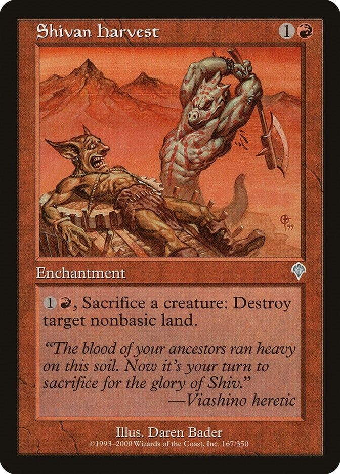 Shivan Harvest (167) (Invasion)