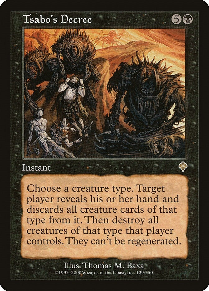 Tsabo's Decree (129) (Invasion)