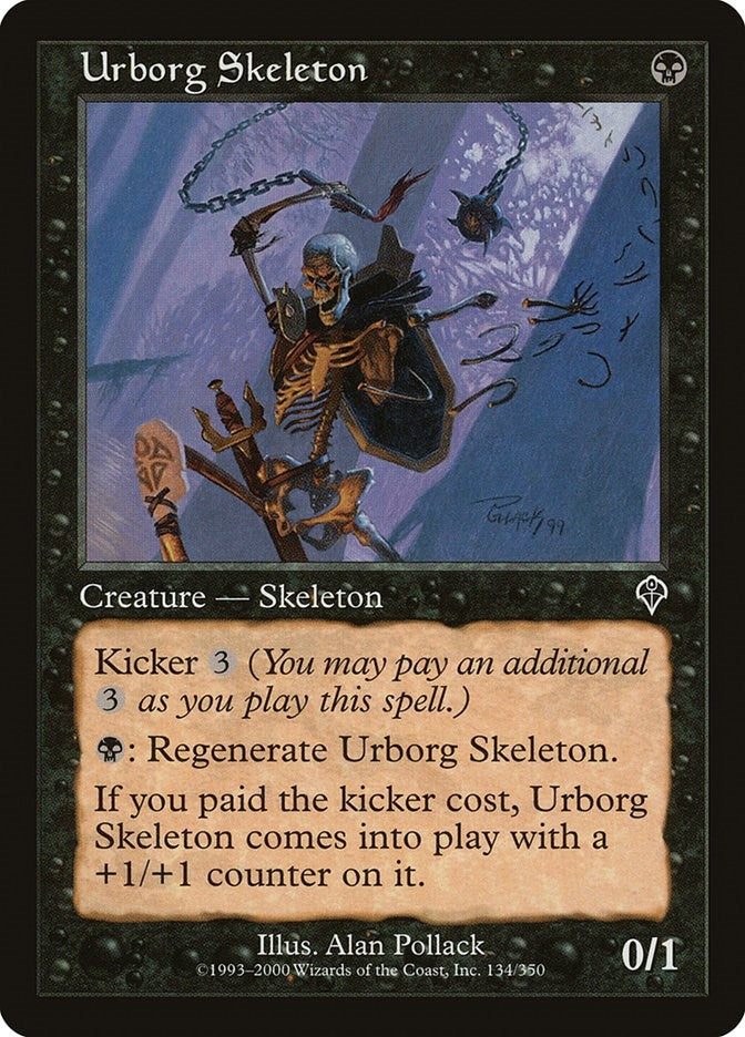 Urborg Skeleton (134) (Invasion)