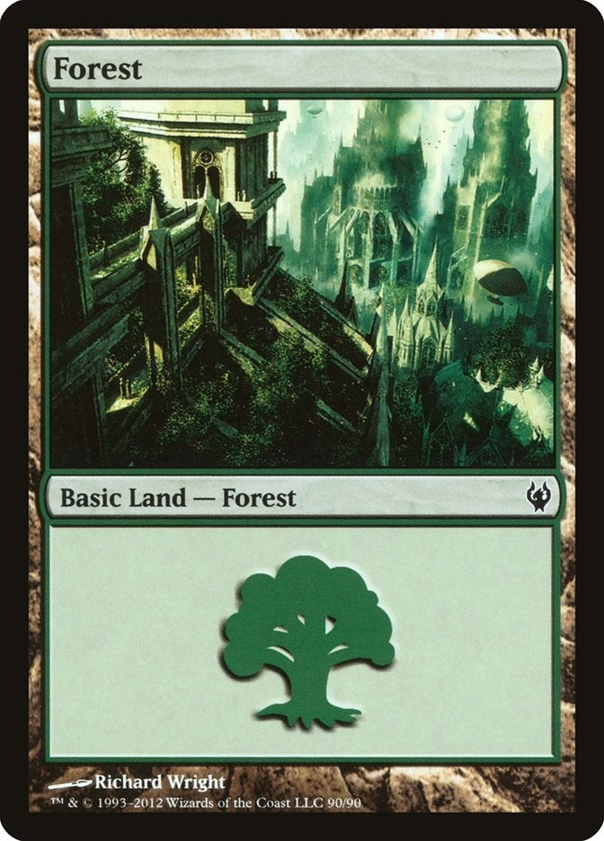 Forest (90) (90) (Duel Decks: Izzet vs. Golgari)