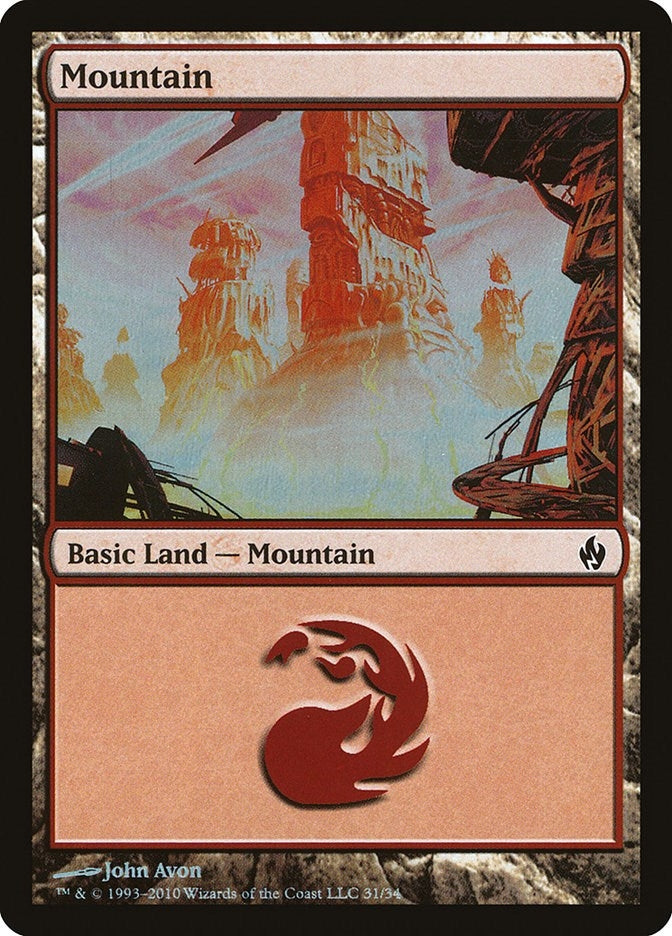 Mountain (31) (31) (Premium Deck Series: Fire and Lightning)
