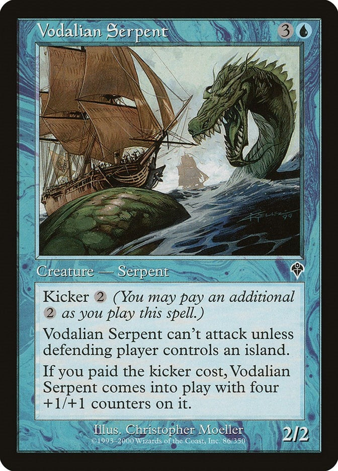 Vodalian Serpent (86) (Invasion)