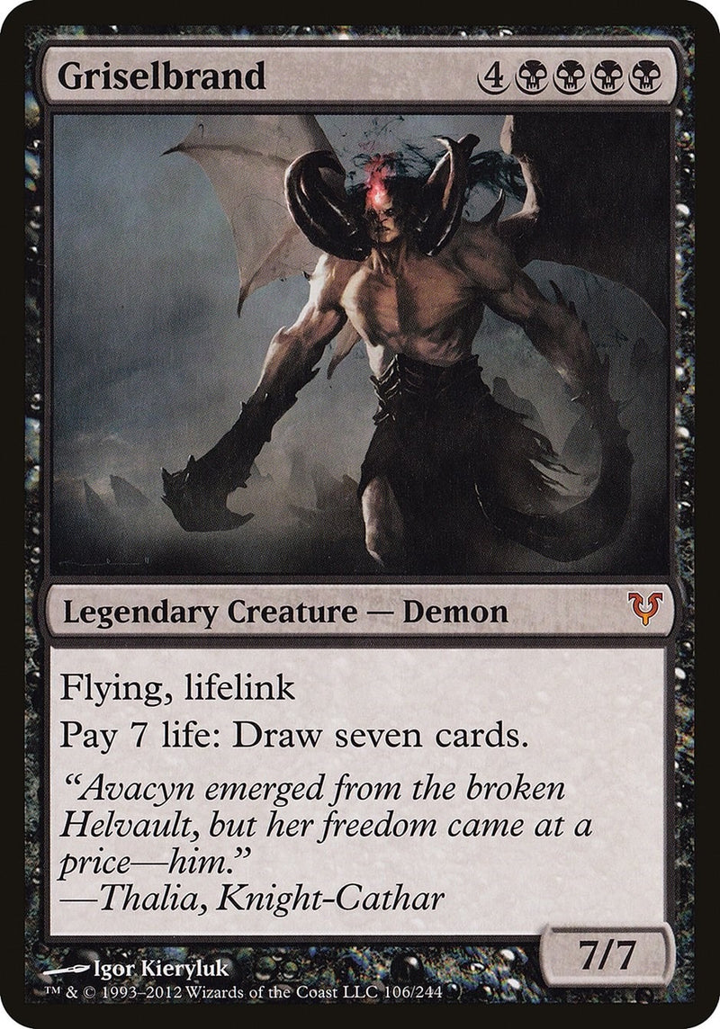 Griselbrand (Avacyn Restored) (106) (Oversize Cards)