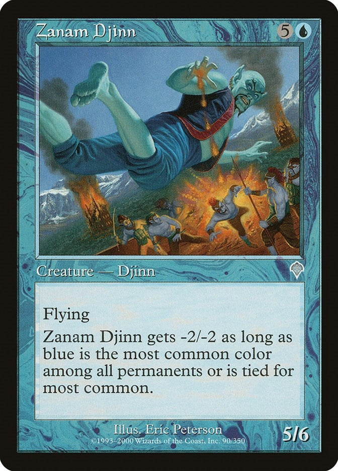 Image for Zanam Djinn (90) - Magic: The Gathering