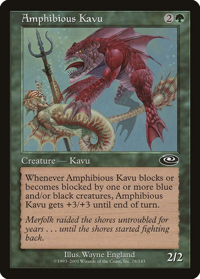 Amphibious Kavu (78) (Planeshift)