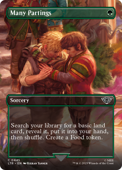 Many Partings (LTR-445) - The Lord of the Rings: Tales of Middle-earth (Borderless)