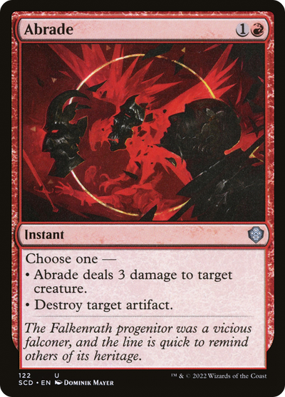 Abrade (122) (Starter Commander Decks)