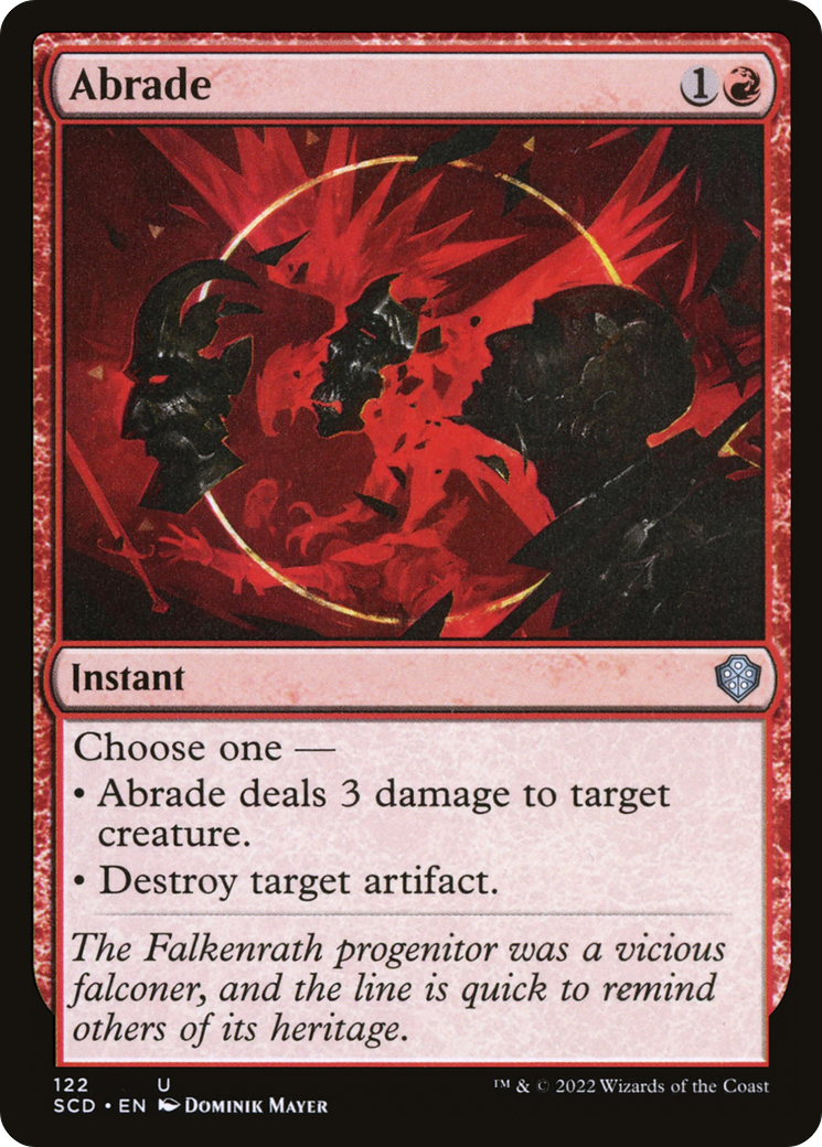 Abrade (122) (Starter Commander Decks)