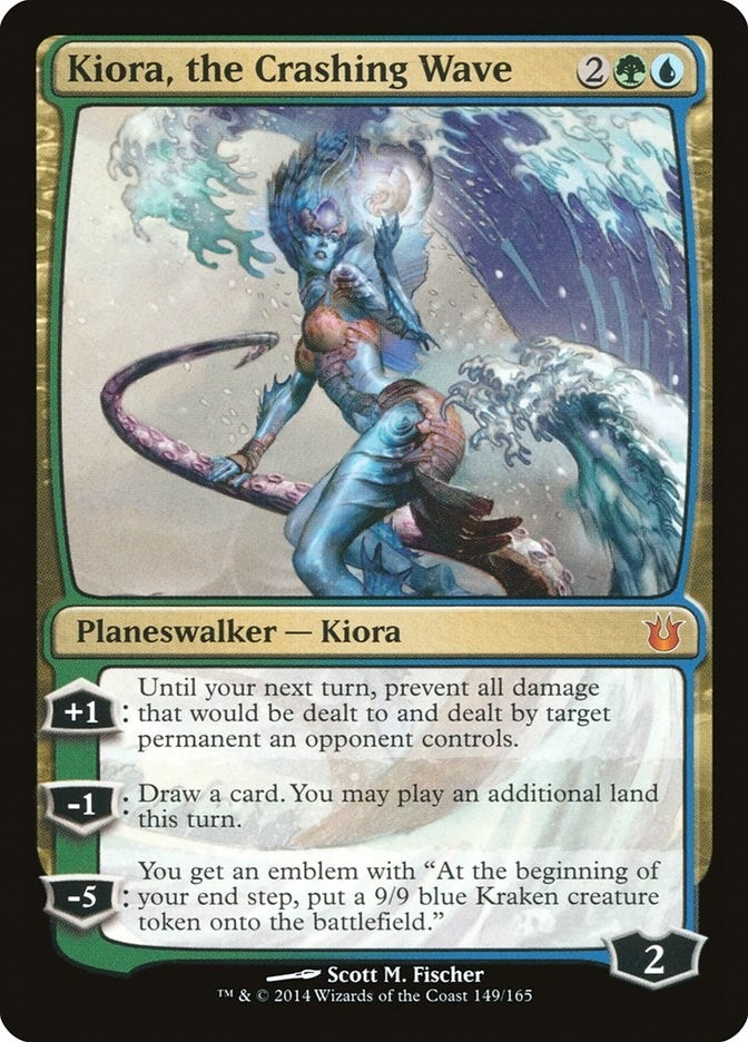 Kiora, the Crashing Wave (149) (Born of the Gods)
