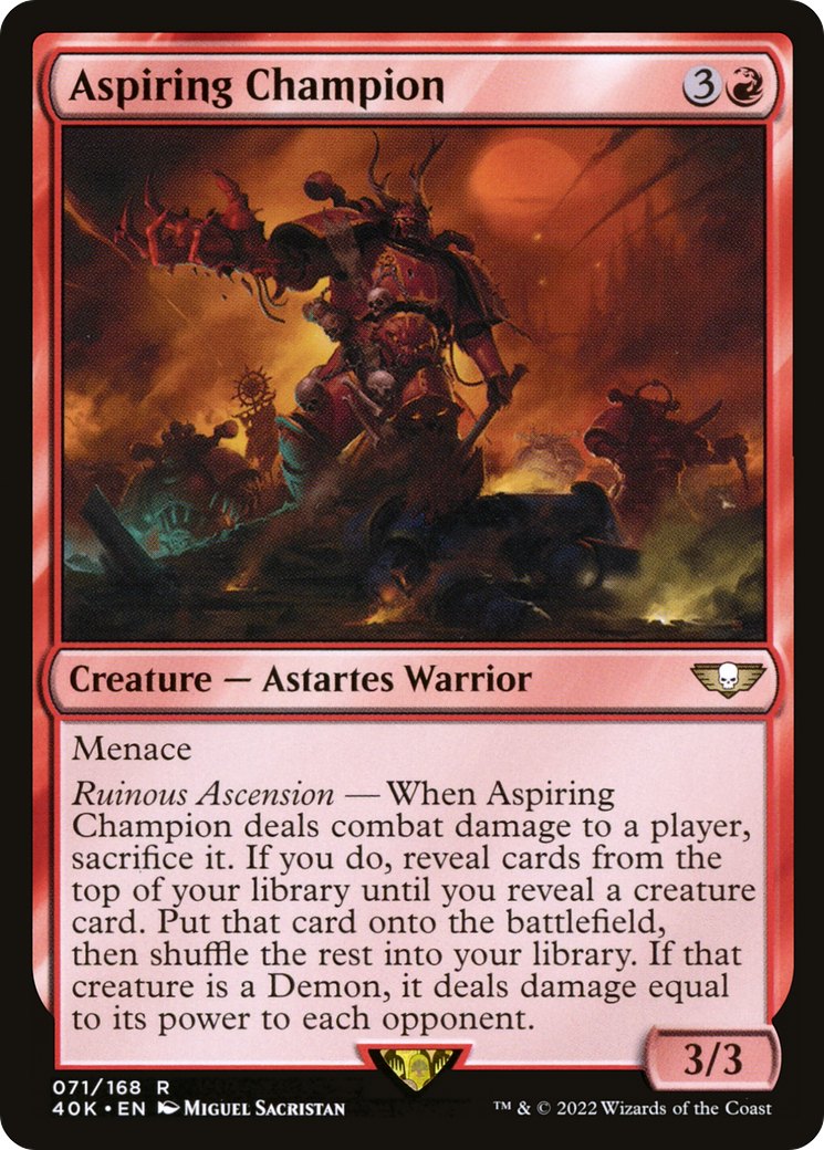 Aspiring Champion (71) (Universes Beyond: Warhammer 40,000)
