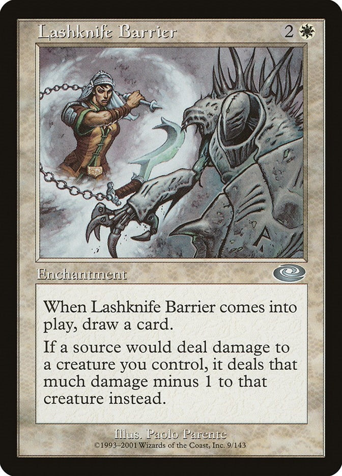Lashknife Barrier (9) (Planeshift)