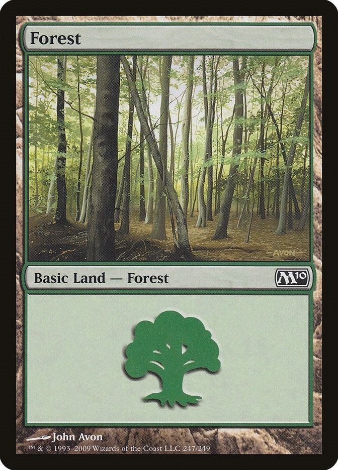 Forest (247) (247) (Magic 2010 (M10))
