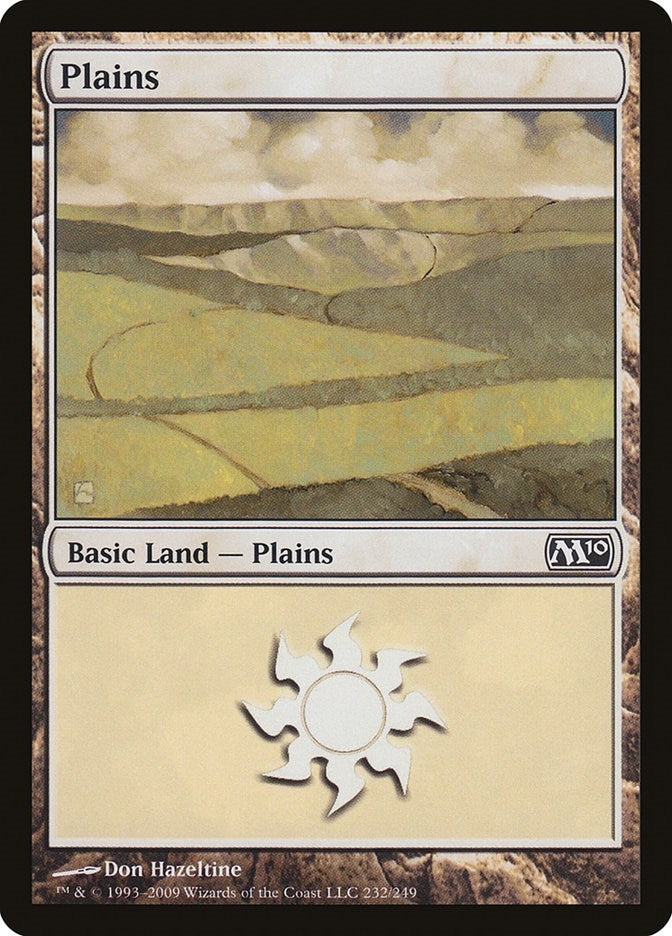 Plains (232) (232) (Magic 2010 (M10))