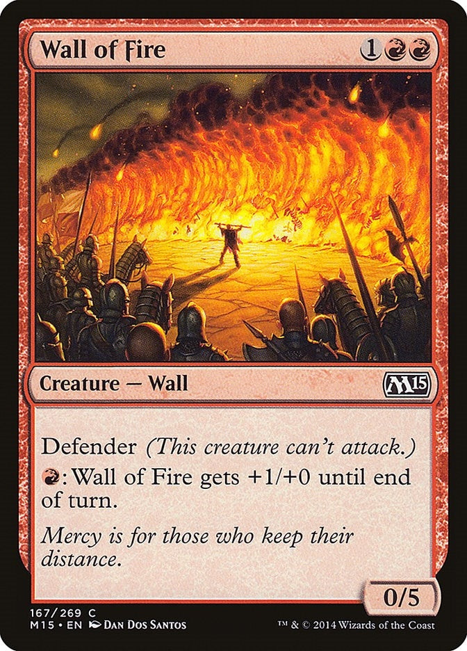 Wall of Fire (167) (Magic 2015 (M15))