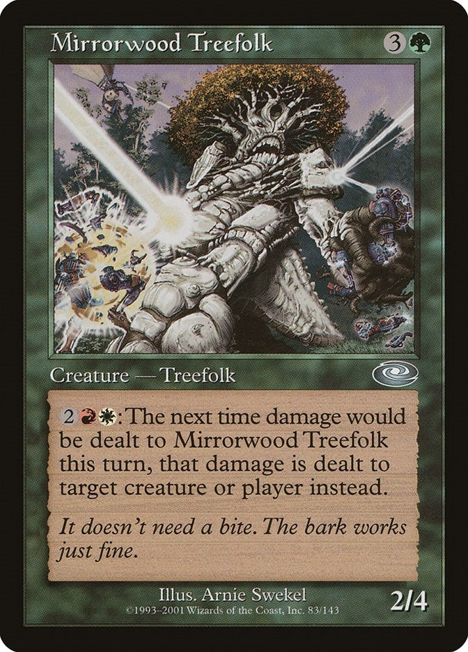 Mirrorwood Treefolk (83) (Planeshift)