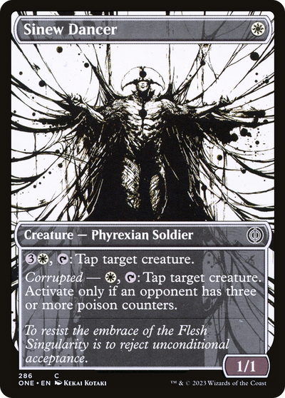 Sinew Dancer (ONE-286) - Phyrexia: All Will Be One: (Showcase) Foil