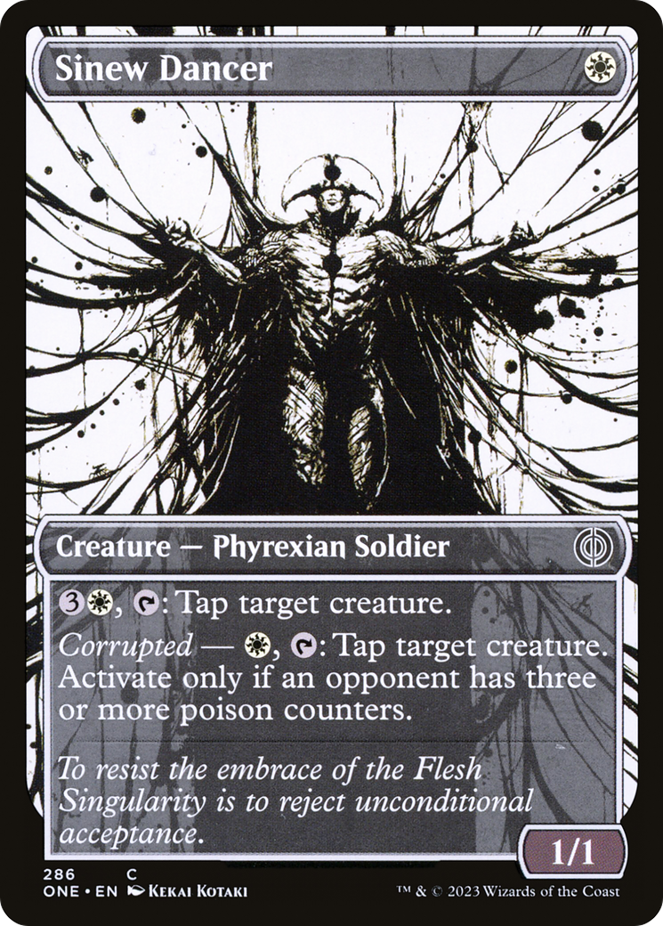 Sinew Dancer (ONE-286) - Phyrexia: All Will Be One: (Showcase) Foil