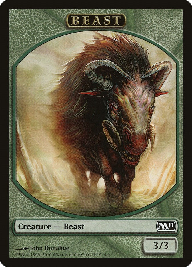 Beast Token (4) (Magic 2011 (M11))