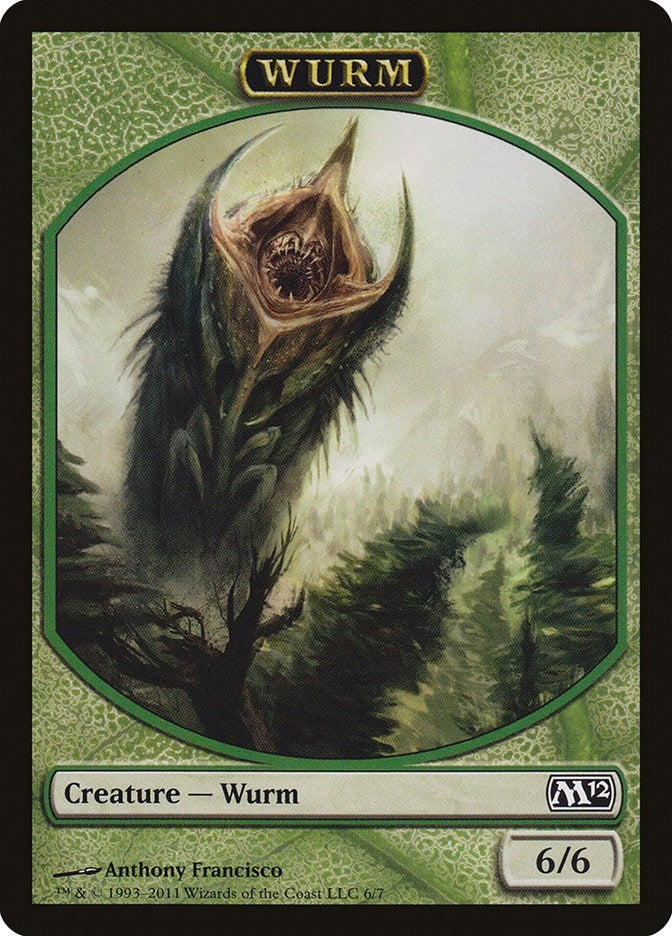 Wurm Token (6) (Magic 2012 (M12))
