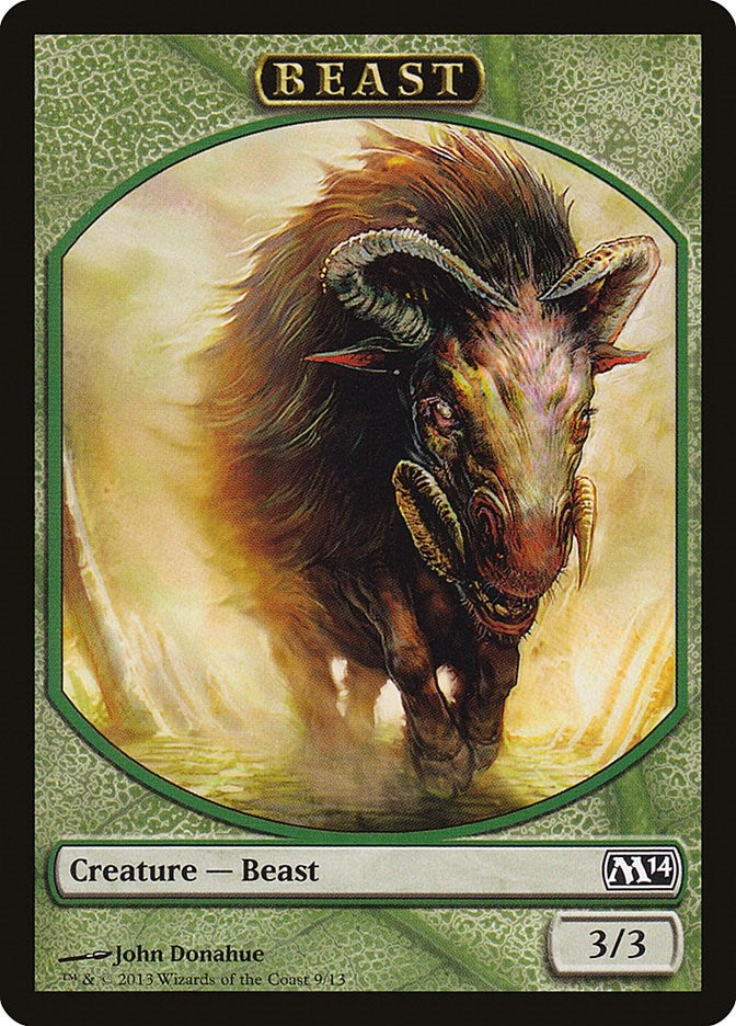 Beast Token (9) (Magic 2014 (M14))