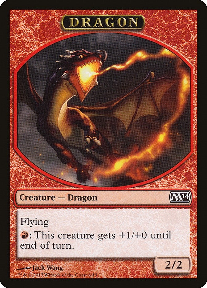 Dragon Token (6) (Magic 2014 (M14))