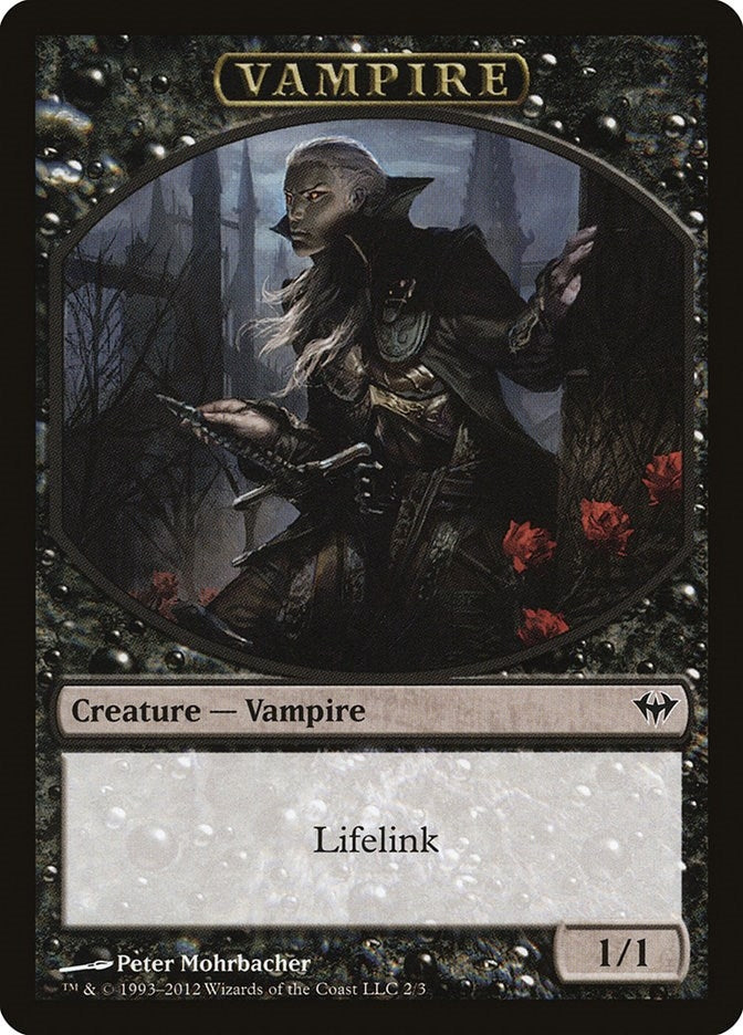 Vampire Token (2) (Dark Ascension)